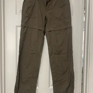 Women’s size 4 Medium Brown Convertible Northface Pants